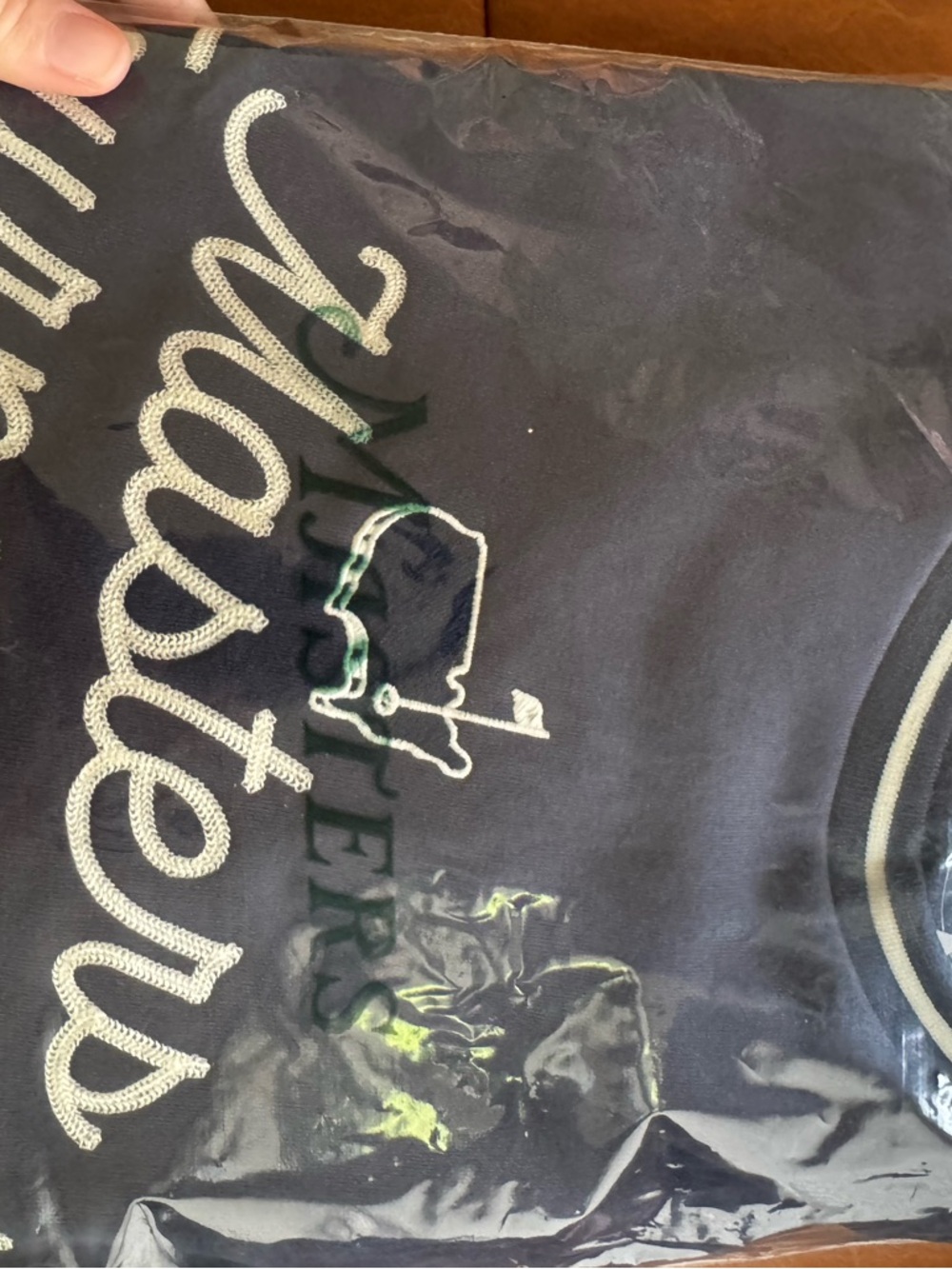 MASTERS 2026 *NEW DESIGN* Navy Sweatshirt with White Stitched Script. MEDIUM - Picture 2 of 4